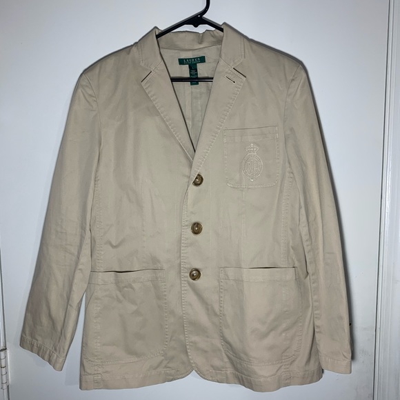 Ralph Lauren beige blazer/coat - Picture 1 of 5